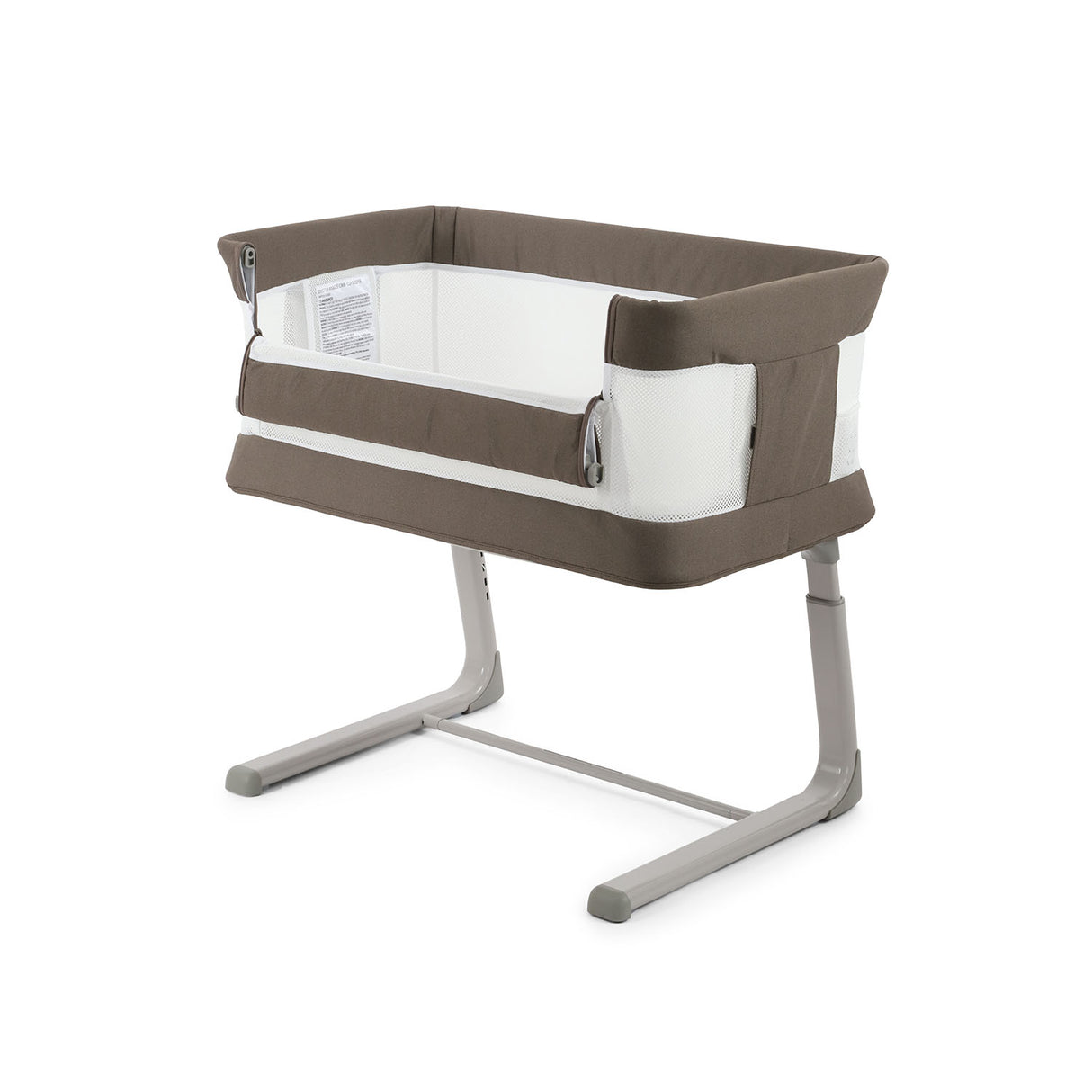 BabyStyle Oyster Home Wiggle Dropside Co-Sleeper Crib - Mink