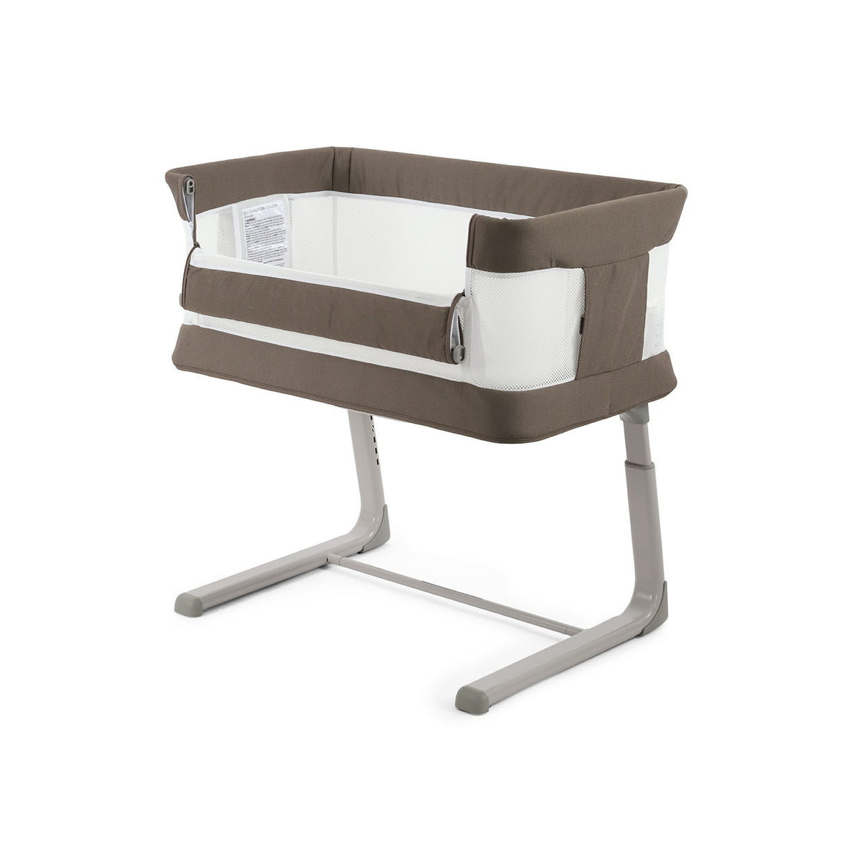 BabyStyle Oyster Home Wiggle Dropside Co-Sleeper Crib - Mink