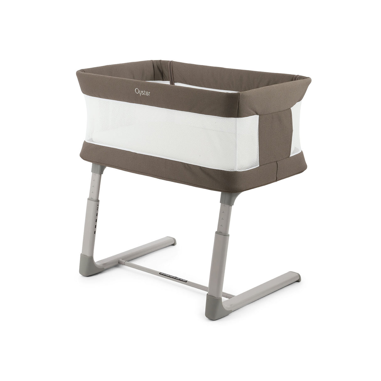 BabyStyle Oyster Home Wiggle Dropside Co-Sleeper Crib - Mink