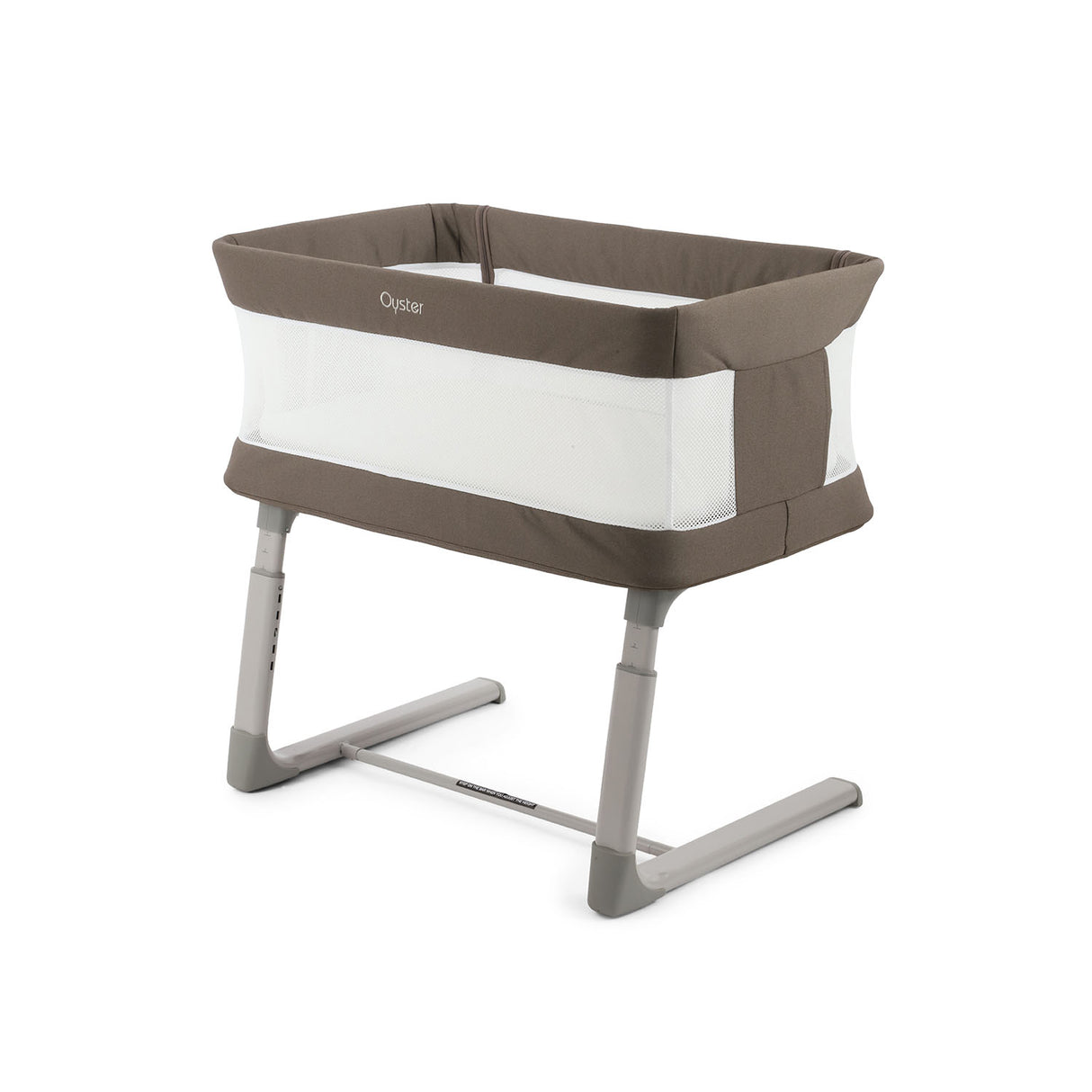 BabyStyle Oyster Home Wiggle Dropside Co-Sleeper Crib - Mink