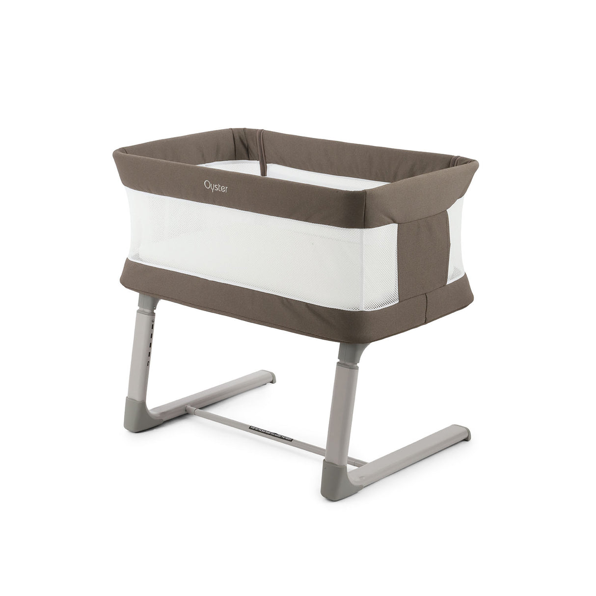 BabyStyle Oyster Home Wiggle Dropside Co-Sleeper Crib - Mink
