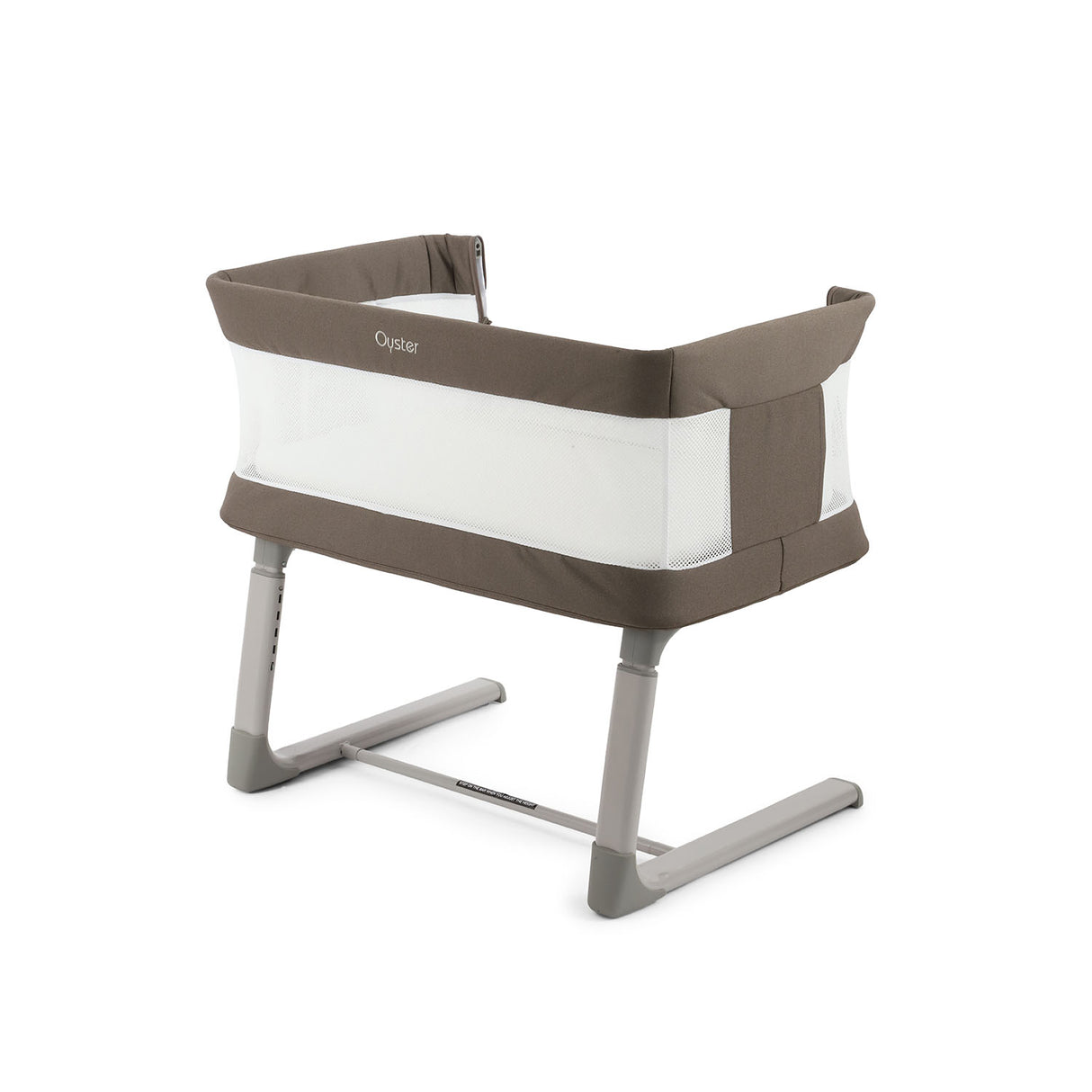 BabyStyle Oyster Home Wiggle Dropside Co-Sleeper Crib - Mink