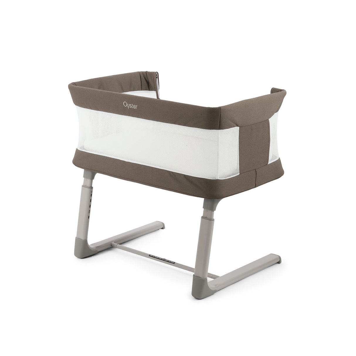 BabyStyle Oyster Home Wiggle Dropside Co-Sleeper Crib - Mink
