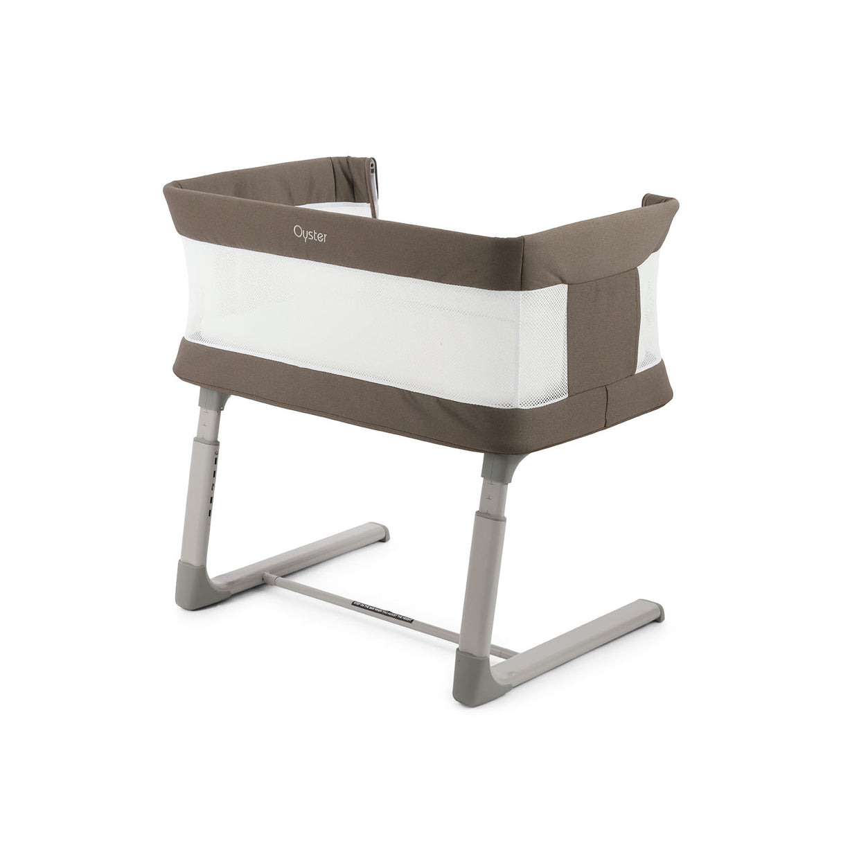 BabyStyle Oyster Home Wiggle Dropside Co-Sleeper Crib - Mink