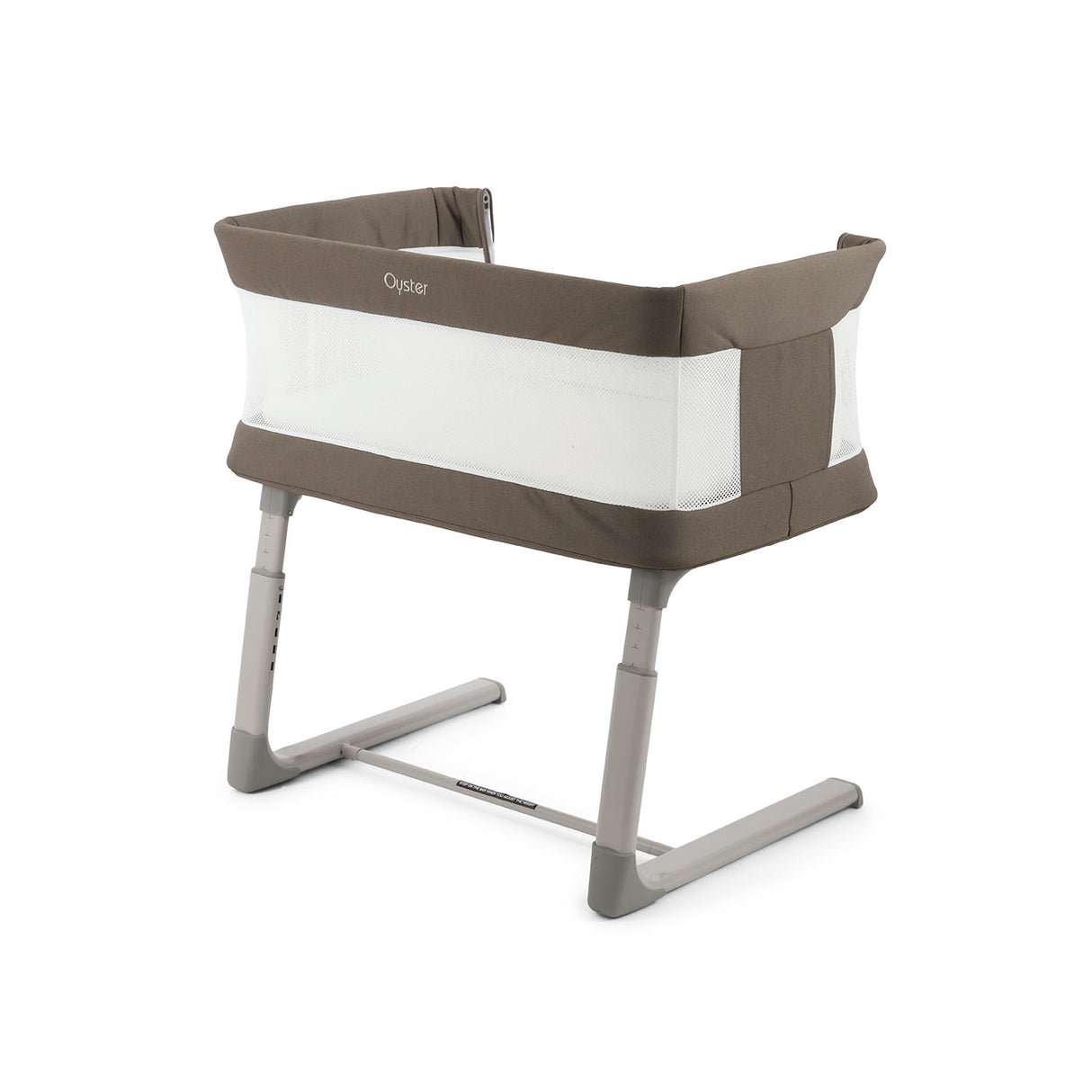 BabyStyle Oyster Home Wiggle Dropside Co-Sleeper Crib - Mink