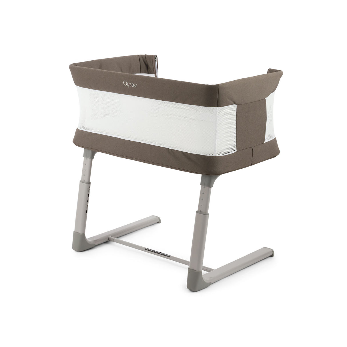 BabyStyle Oyster Home Wiggle Dropside Co-Sleeper Crib - Mink