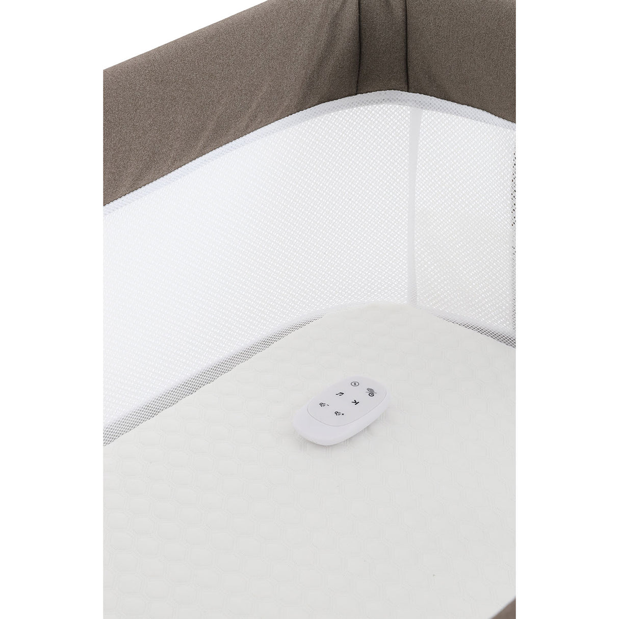 BabyStyle Oyster Home Wiggle Dropside Co-Sleeper Crib - Mink