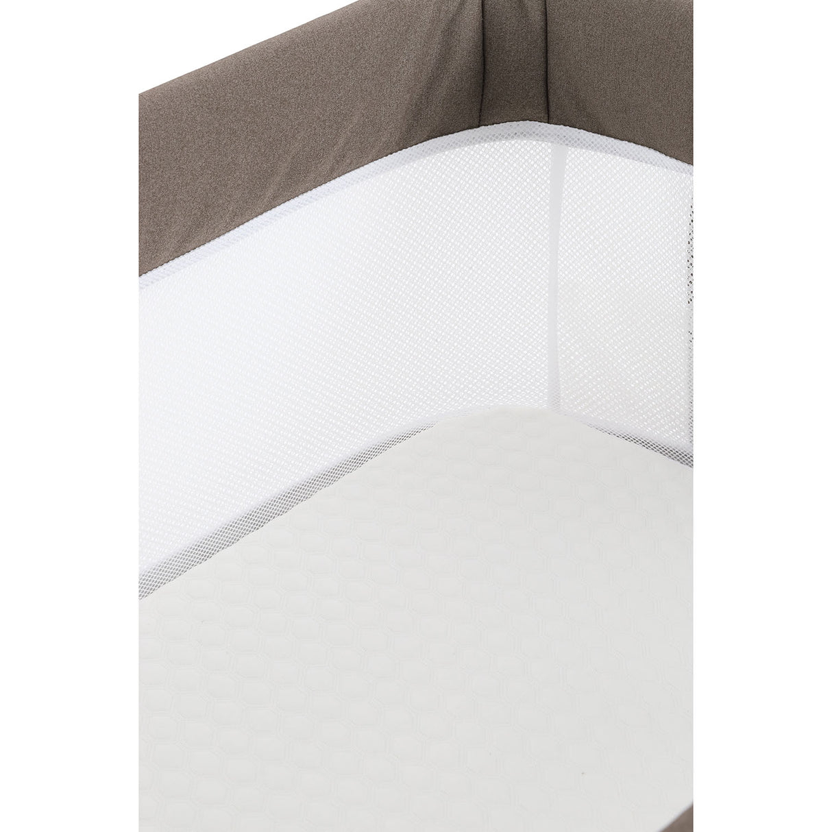 BabyStyle Oyster Home Wiggle Dropside Co-Sleeper Crib - Mink