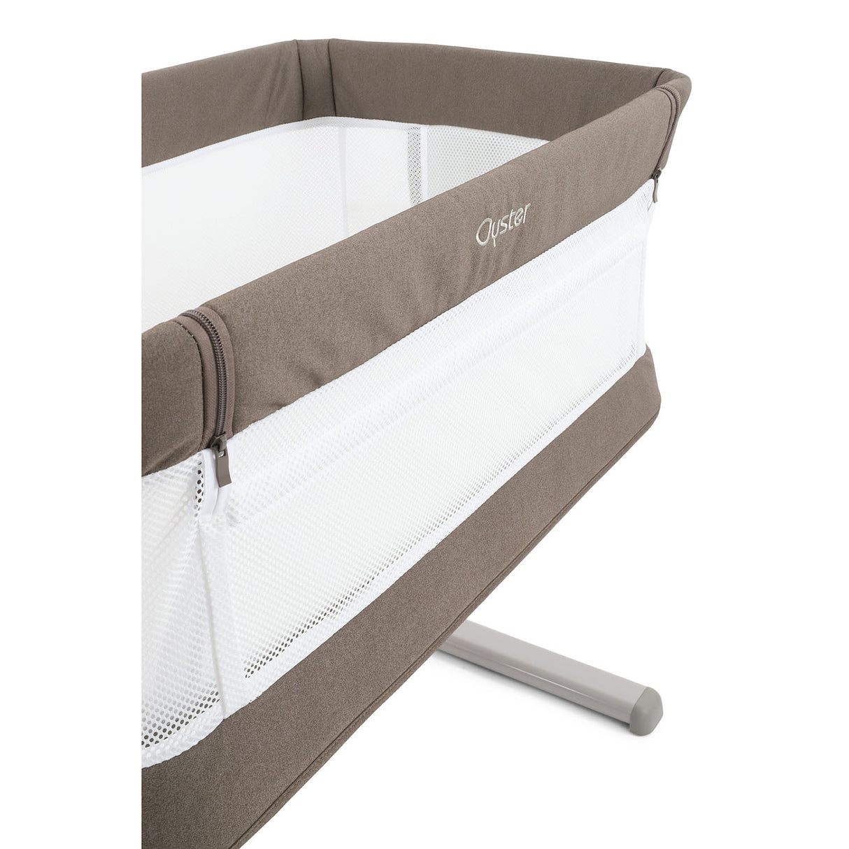 BabyStyle Oyster Home Wiggle Dropside Co-Sleeper Crib - Mink