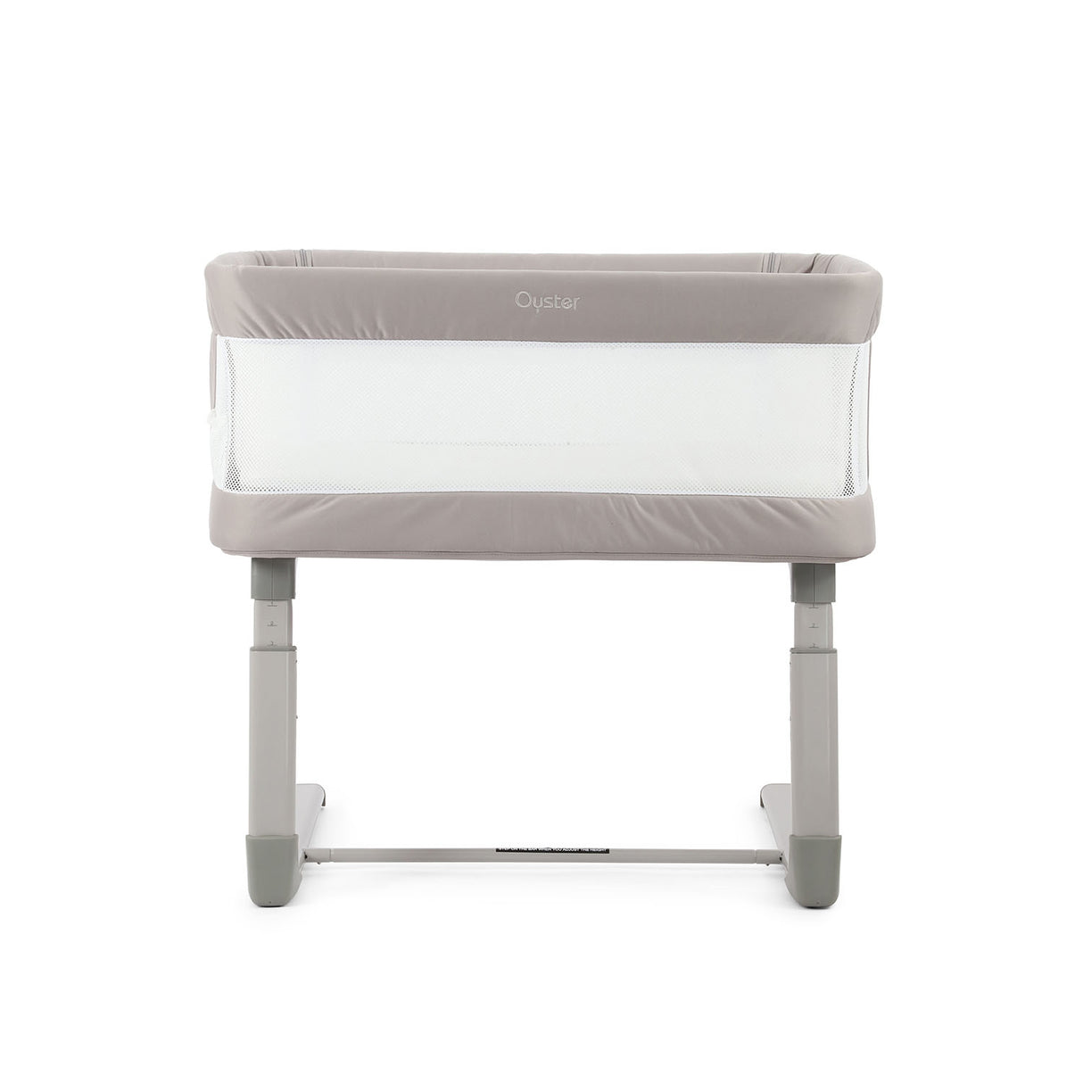 BabyStyle Oyster Home Wiggle Dropside Co-Sleeper Crib - Stone