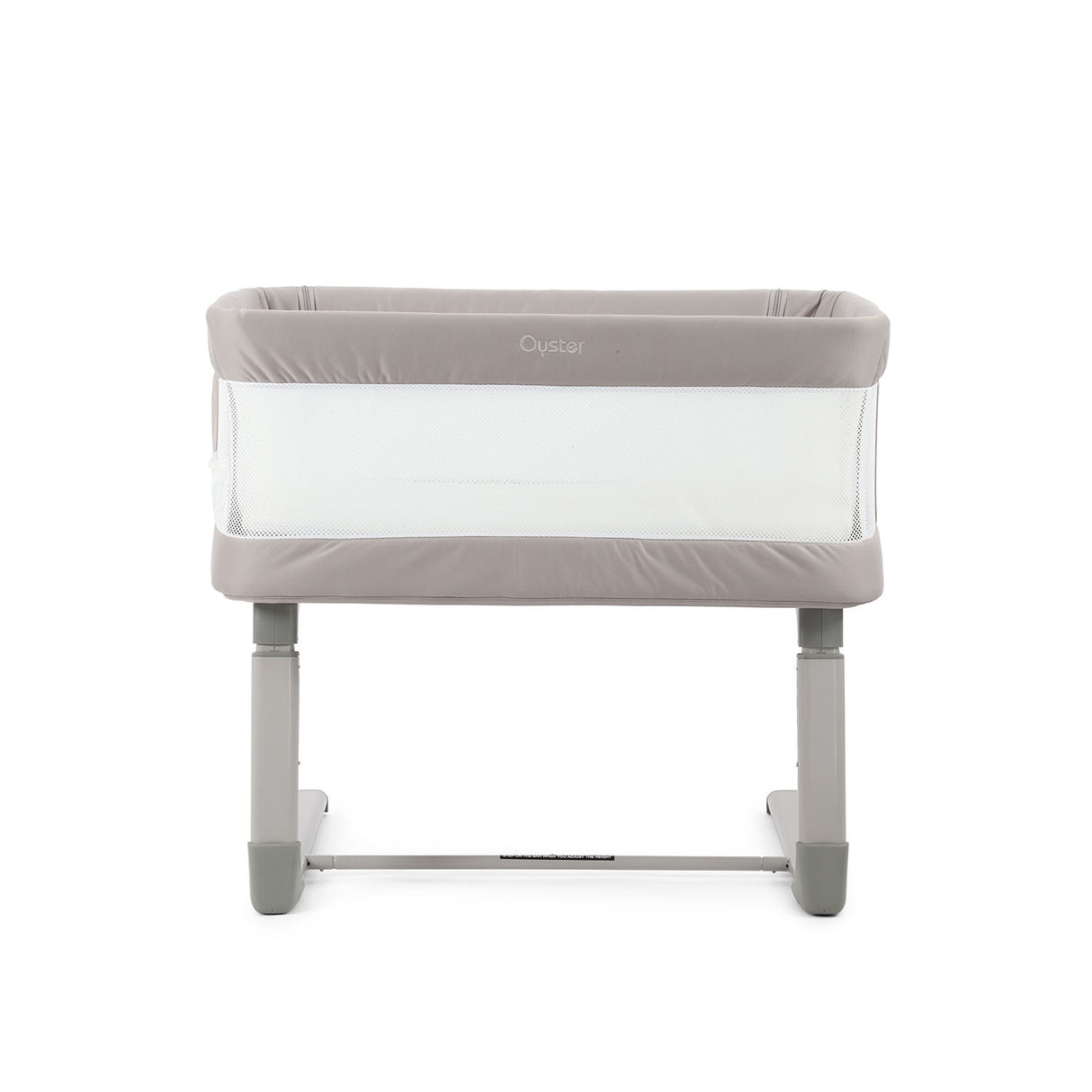 BabyStyle Oyster Home Wiggle Dropside Co-Sleeper Crib - Stone