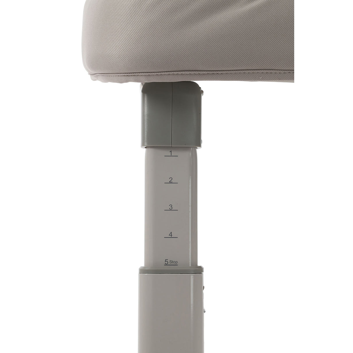 BabyStyle Oyster Home Wiggle Dropside Co-Sleeper Crib - Stone