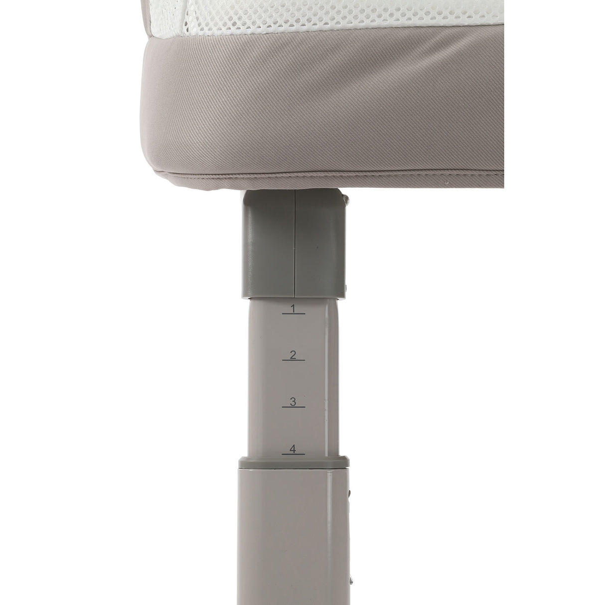 BabyStyle Oyster Home Wiggle Dropside Co-Sleeper Crib - Stone