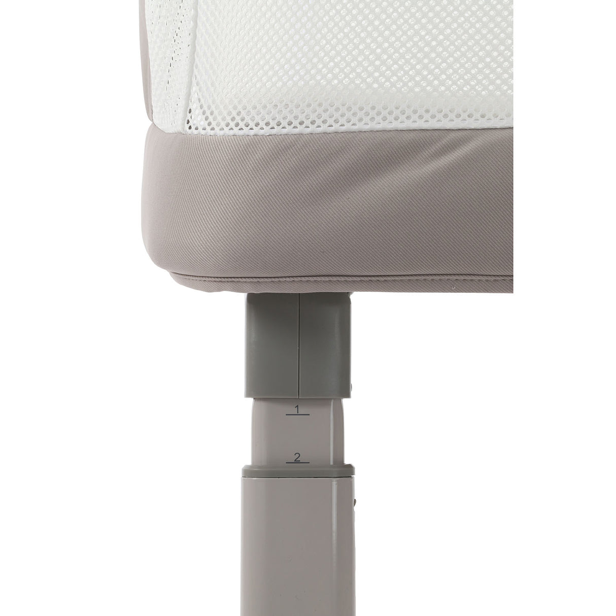 BabyStyle Oyster Home Wiggle Dropside Co-Sleeper Crib - Stone