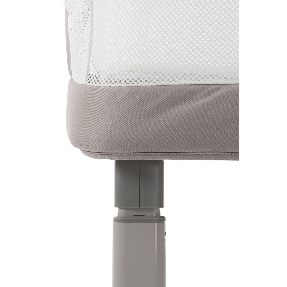 BabyStyle Oyster Home Wiggle Dropside Co-Sleeper Crib - Stone