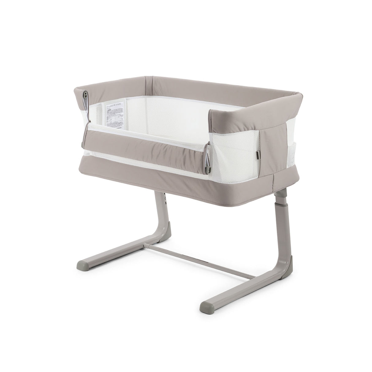 BabyStyle Oyster Home Wiggle Dropside Co-Sleeper Crib - Stone
