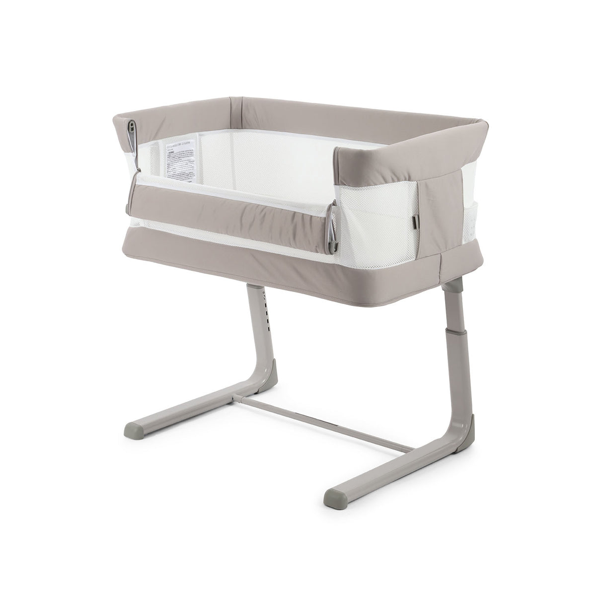 BabyStyle Oyster Home Wiggle Dropside Co-Sleeper Crib - Stone