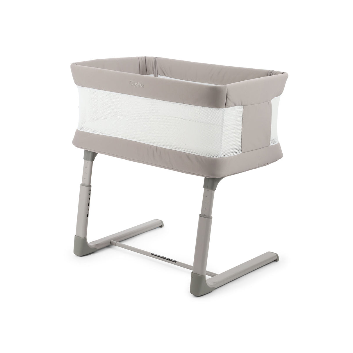 BabyStyle Oyster Home Wiggle Dropside Co-Sleeper Crib - Stone