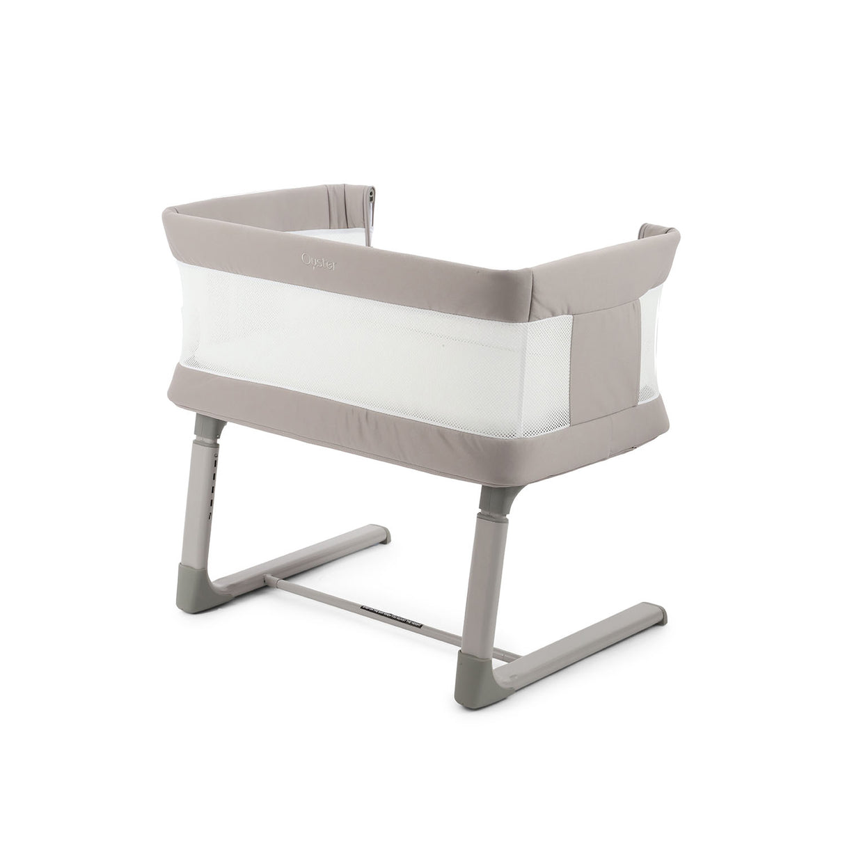 BabyStyle Oyster Home Wiggle Dropside Co-Sleeper Crib - Stone