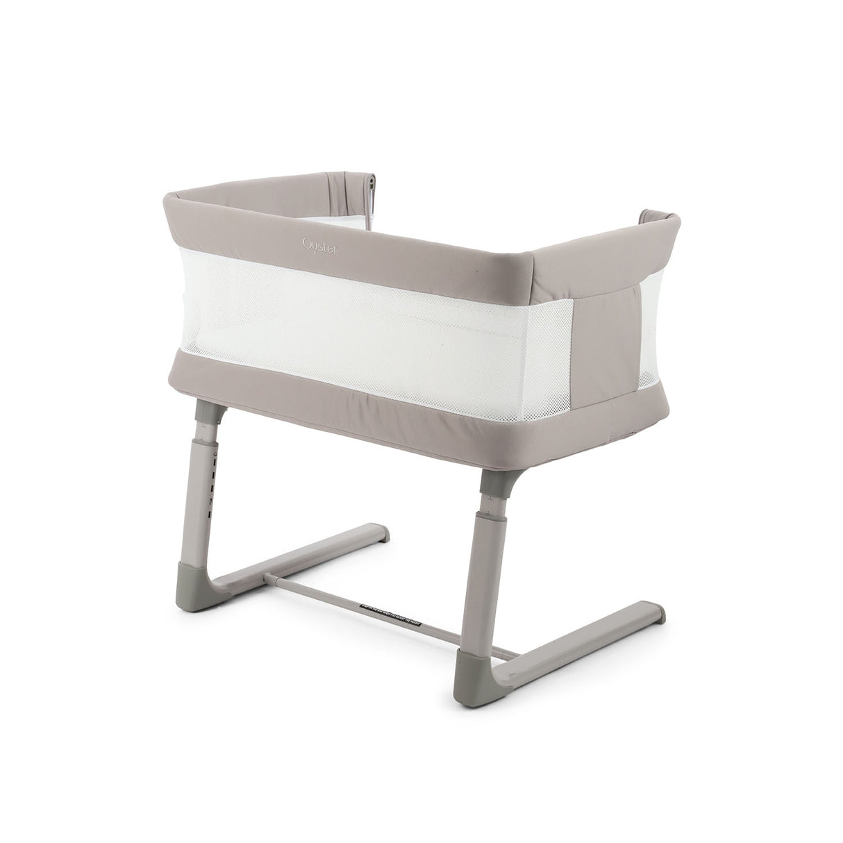 BabyStyle Oyster Home Wiggle Dropside Co-Sleeper Crib - Stone