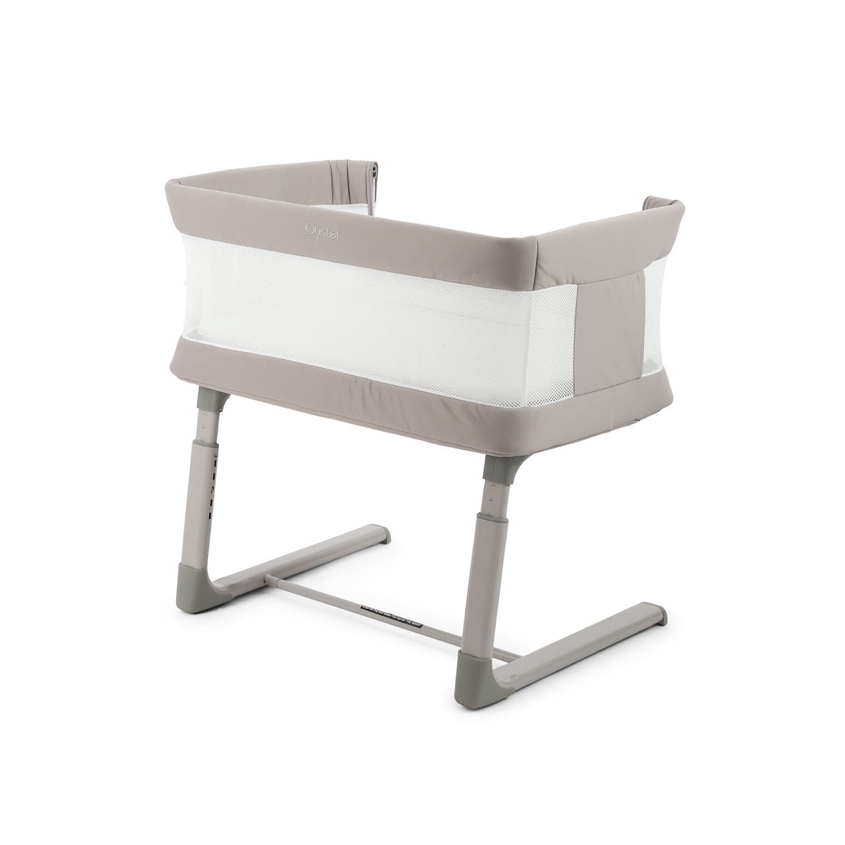 BabyStyle Oyster Home Wiggle Dropside Co-Sleeper Crib - Stone