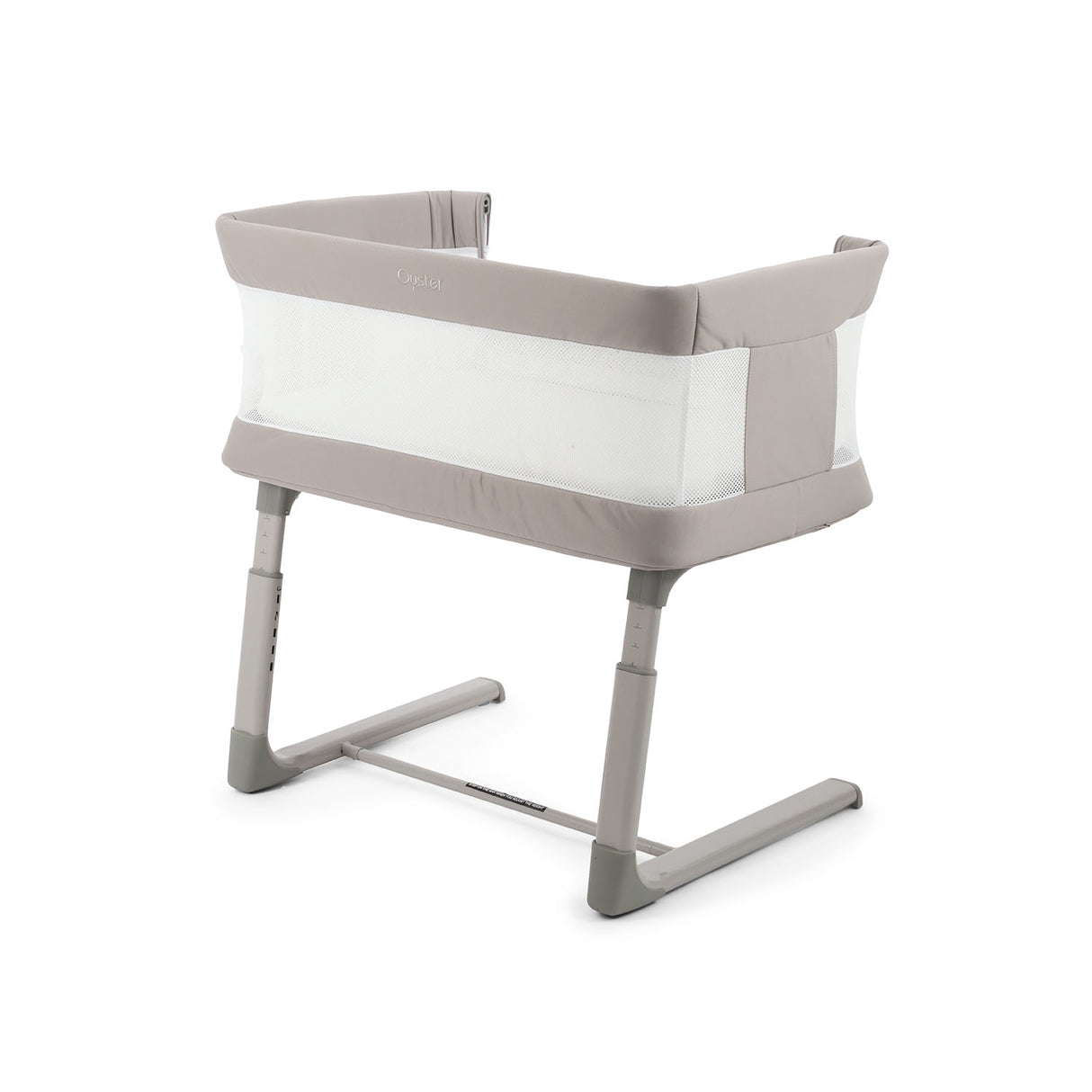 BabyStyle Oyster Home Wiggle Dropside Co-Sleeper Crib - Stone
