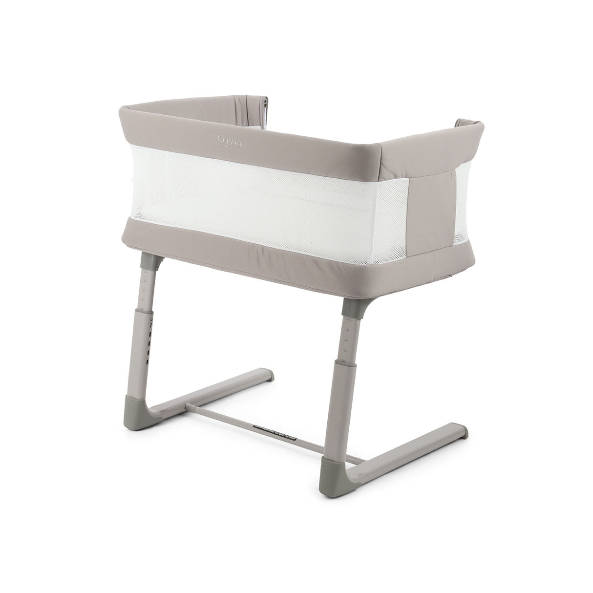 BabyStyle Oyster Home Wiggle Dropside Co-Sleeper Crib - Stone