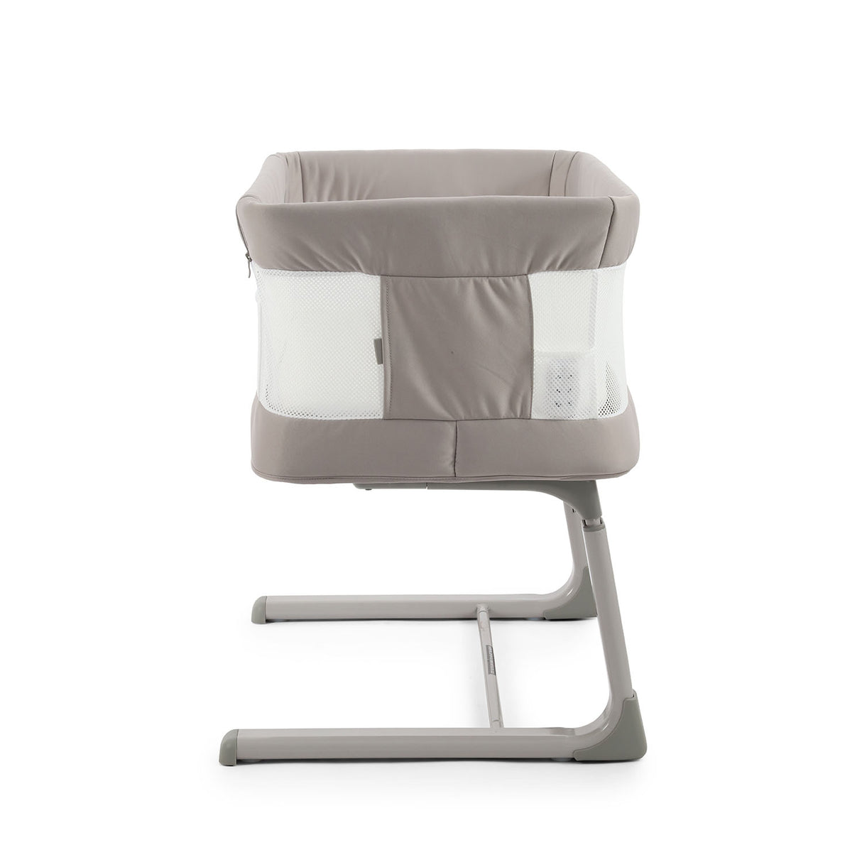 BabyStyle Oyster Home Wiggle Dropside Co-Sleeper Crib - Stone