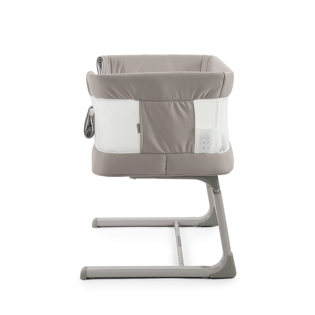 BabyStyle Oyster Home Wiggle Dropside Co-Sleeper Crib - Stone