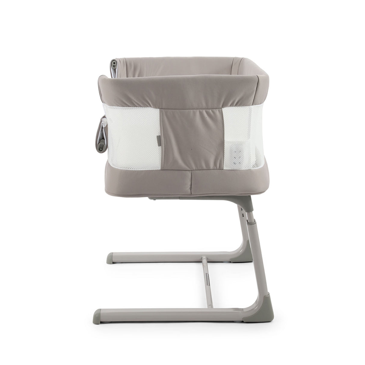 BabyStyle Oyster Home Wiggle Dropside Co-Sleeper Crib - Stone