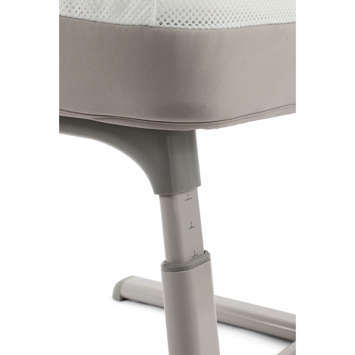 BabyStyle Oyster Home Wiggle Dropside Co-Sleeper Crib - Stone