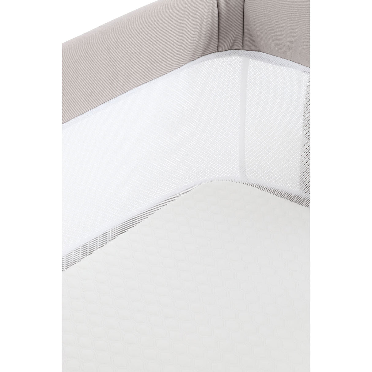 BabyStyle Oyster Home Wiggle Dropside Co-Sleeper Crib - Stone