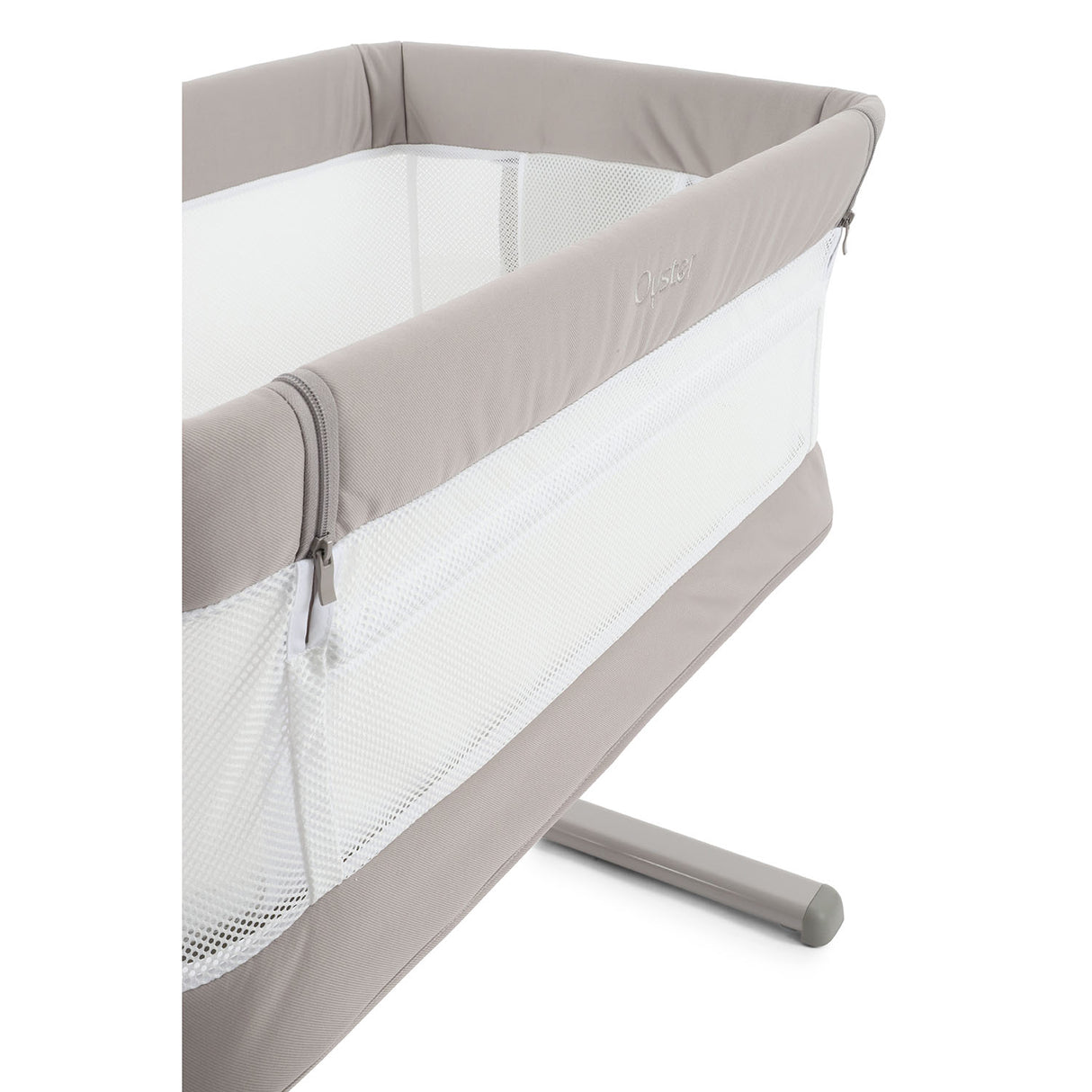 BabyStyle Oyster Home Wiggle Dropside Co-Sleeper Crib - Stone
