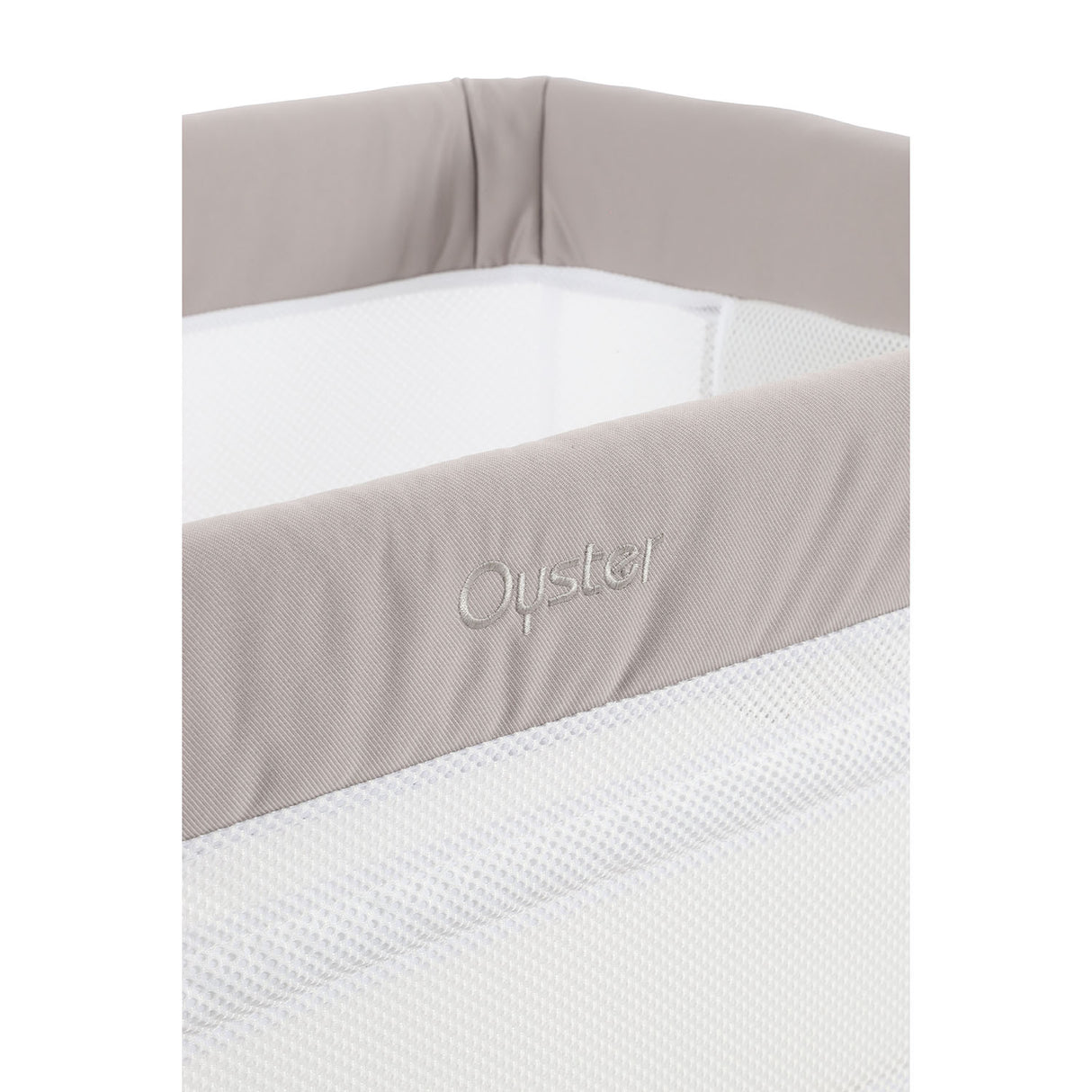 BabyStyle Oyster Home Wiggle Dropside Co-Sleeper Crib - Stone