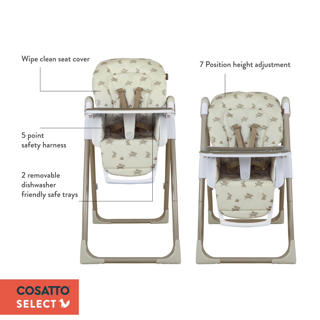 Cosatto Pip 0+ Highchair - Faraway