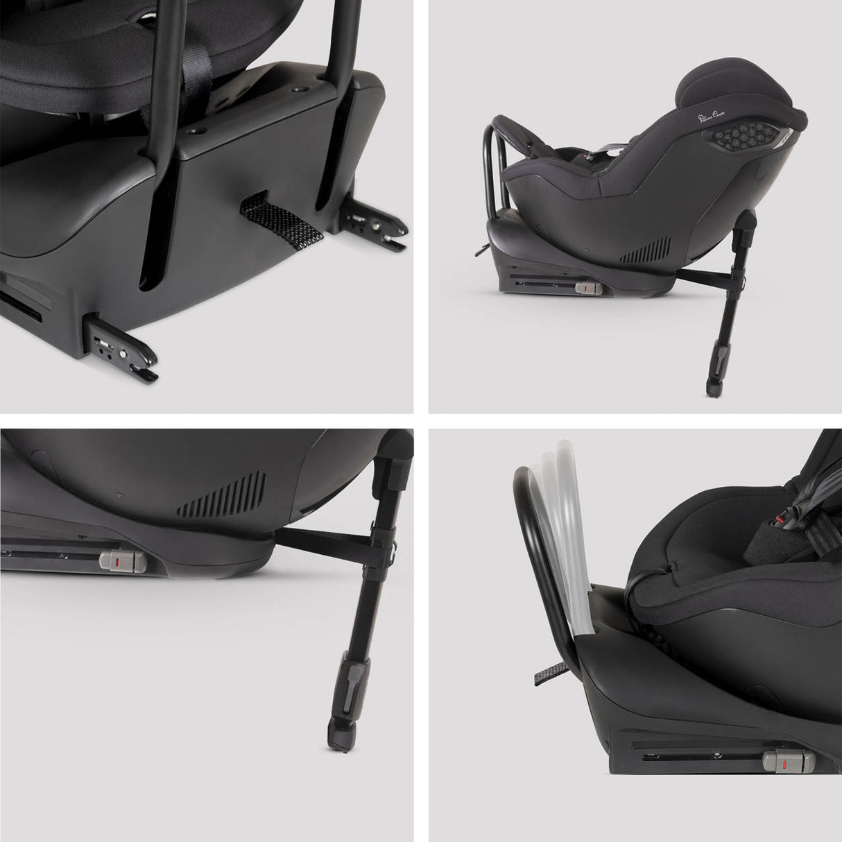 Silver Cross Perform Extended Rear-Facing (ERF) Car Seat - Iconic Black