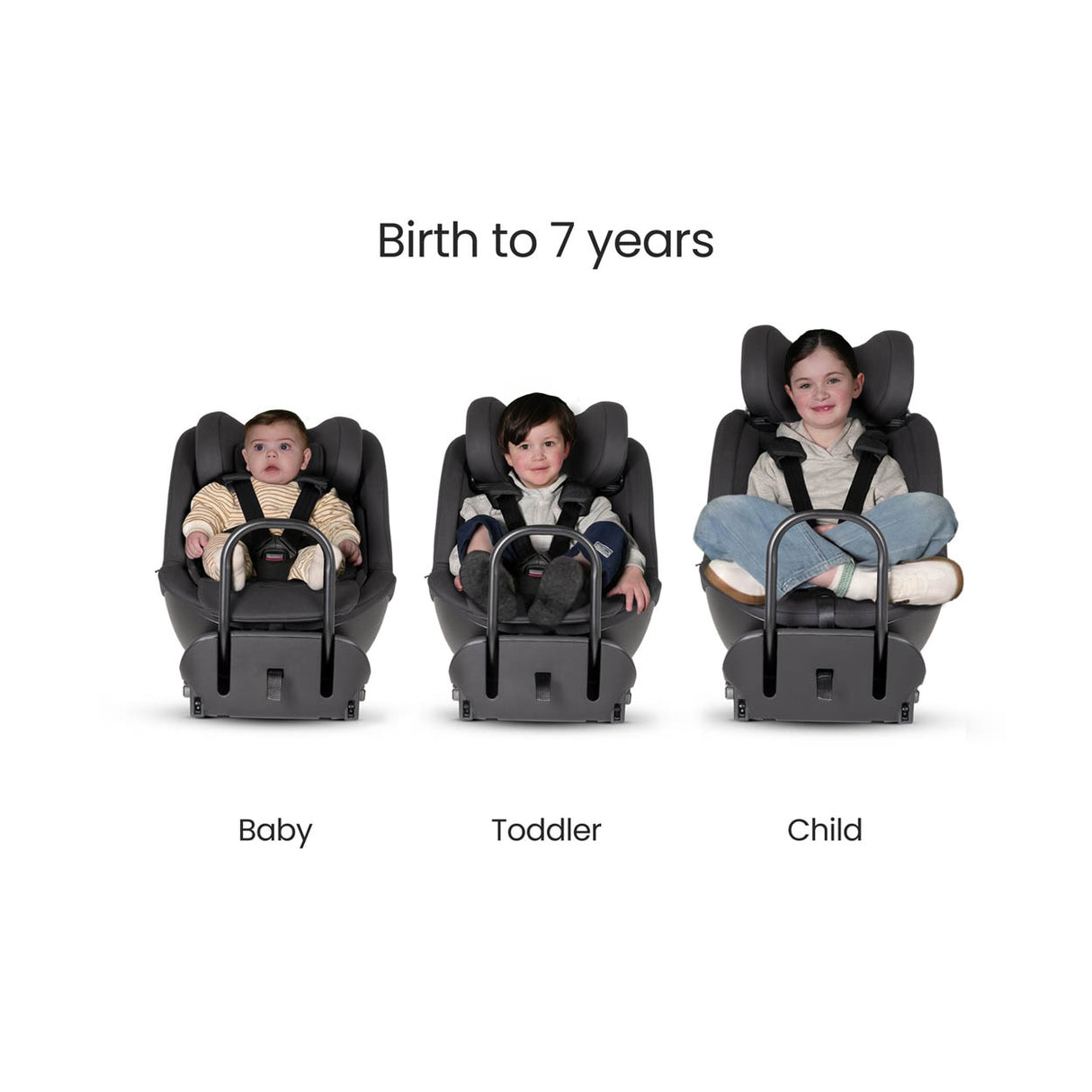 Silver Cross Perform Extended Rear-Facing (ERF) Car Seat - Iconic Black