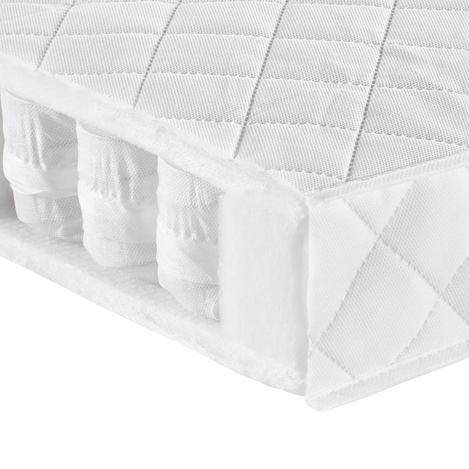 Babymore Pocket Sprung Cot Bed Mattress - 140 x 70 cm