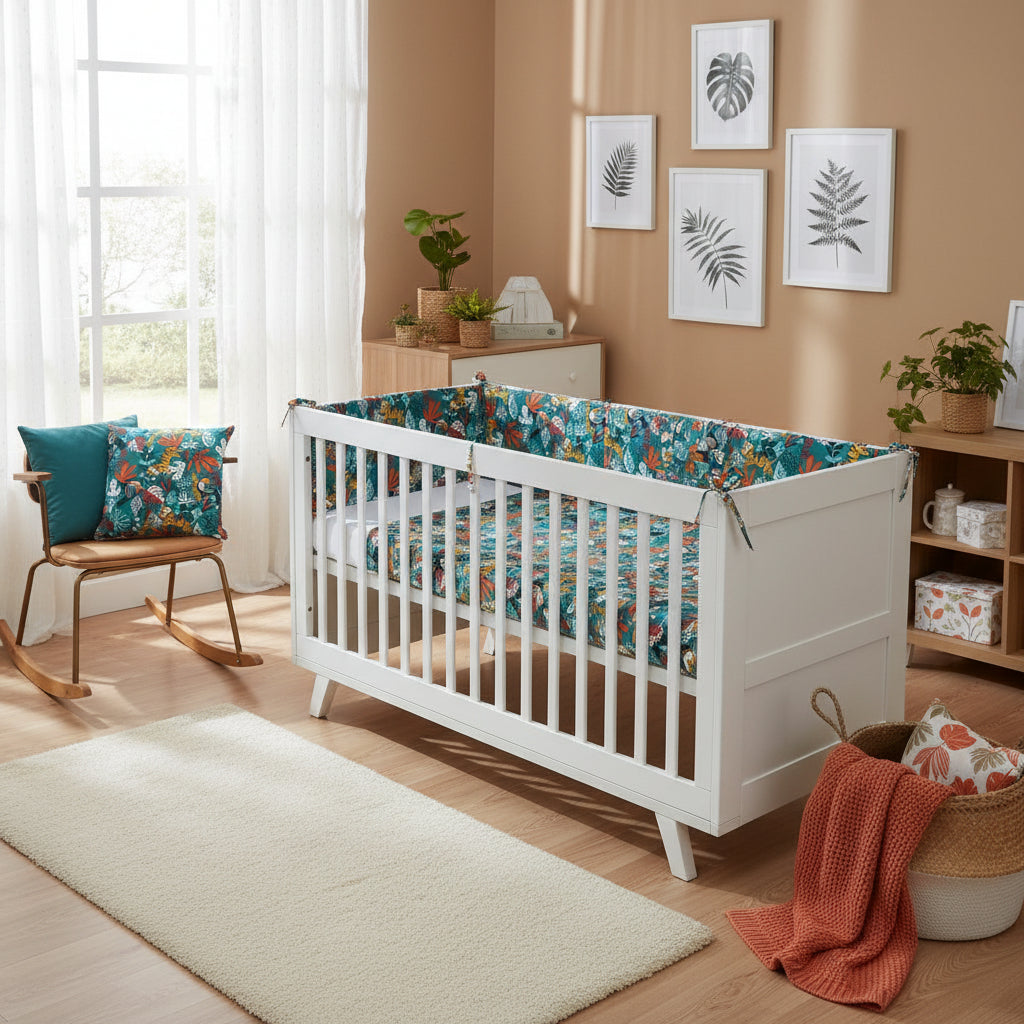 Rainforest Organic Cotton Junior All-in-One 4.0 Tog Quilt Bedding Set