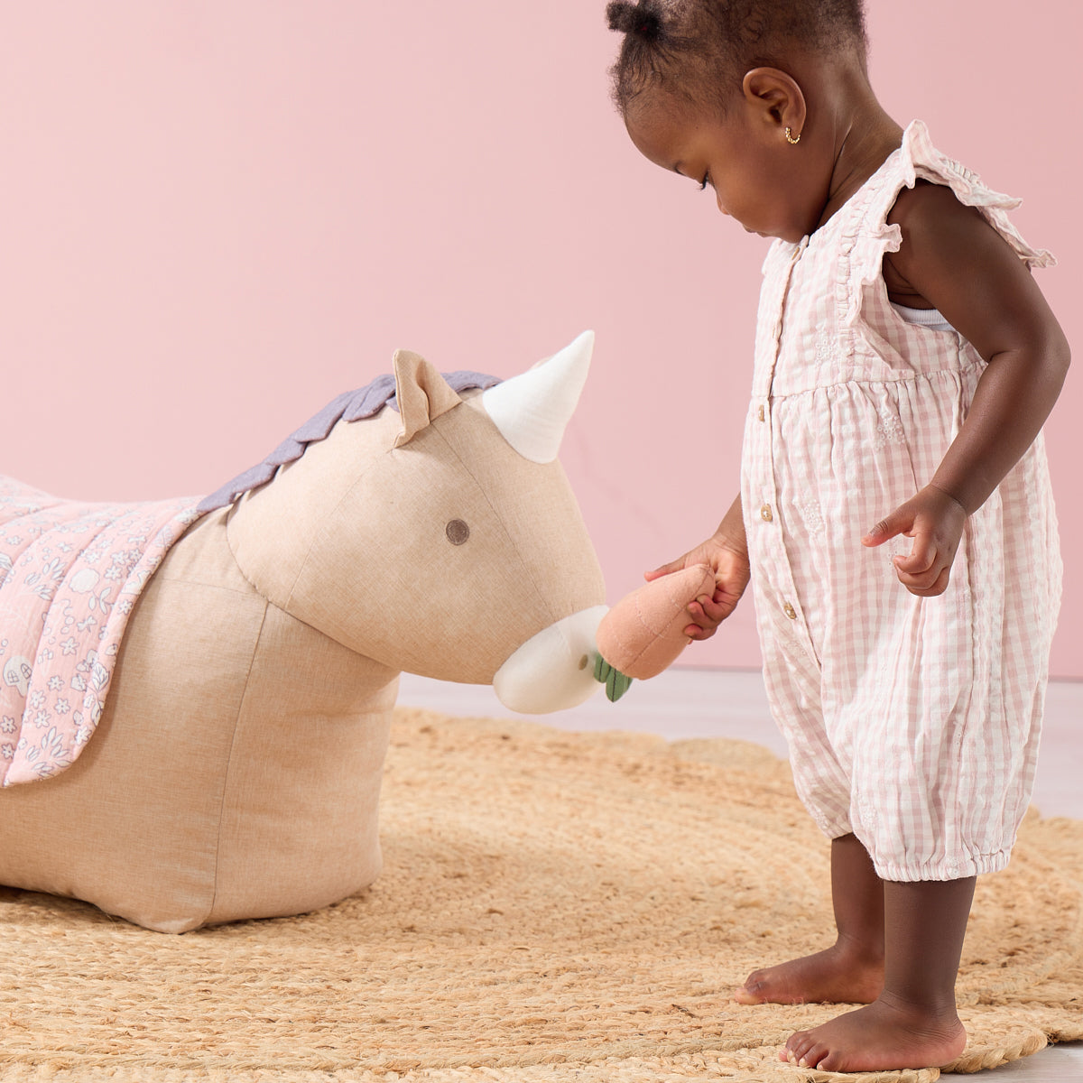 Tutti Bambini Ride-On Uma Unicorn Beanbag - Tiny Tails