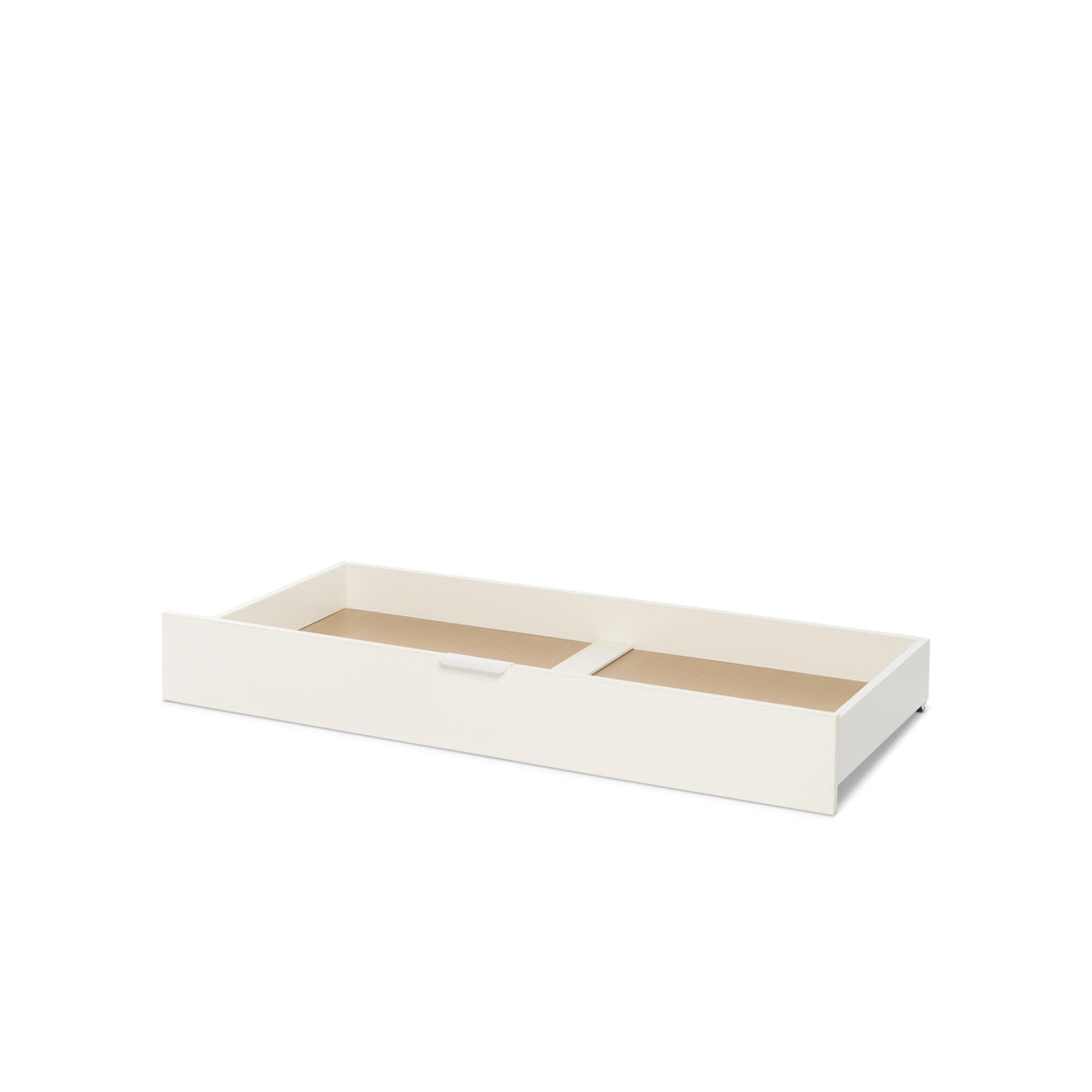 Tutti Bambini Riley Mini Cot Bed with Drawer - White & Maple Oak