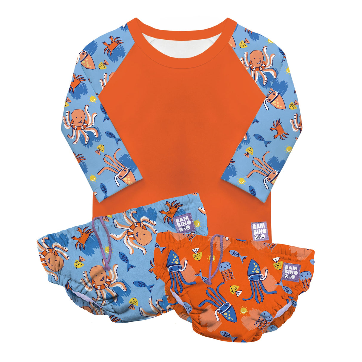 Reusable Swim Ready 3 Piece Set in Wave Patrol
