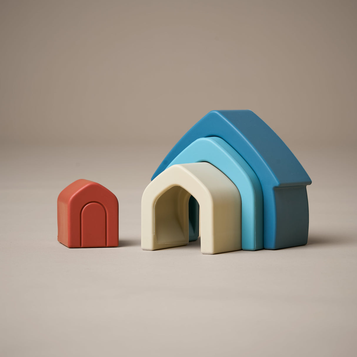 Obaby Little Stacking House Baby Toy - Blue