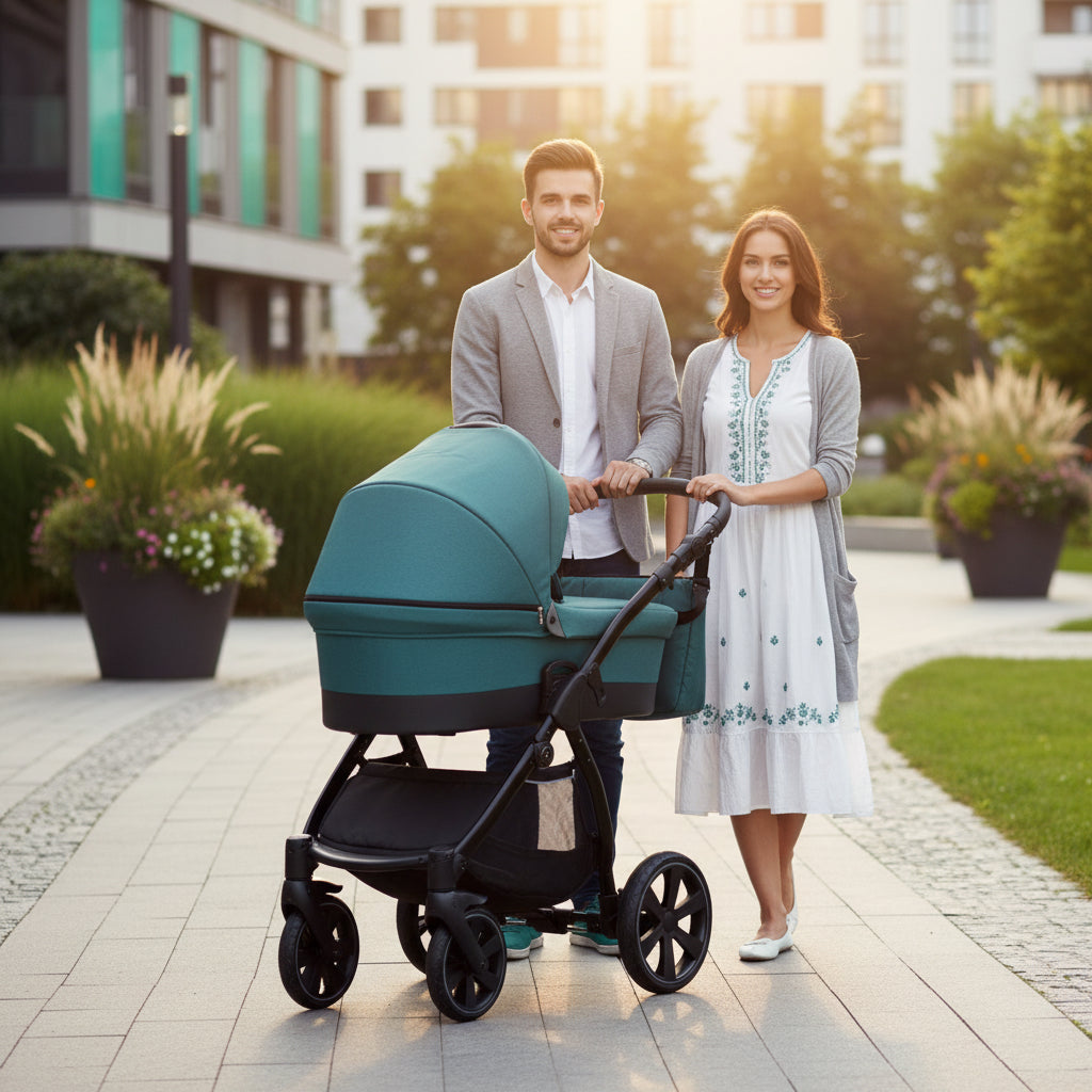 Noordi Sole Go 3in1 + Travel Carrier Car Seat, Teal