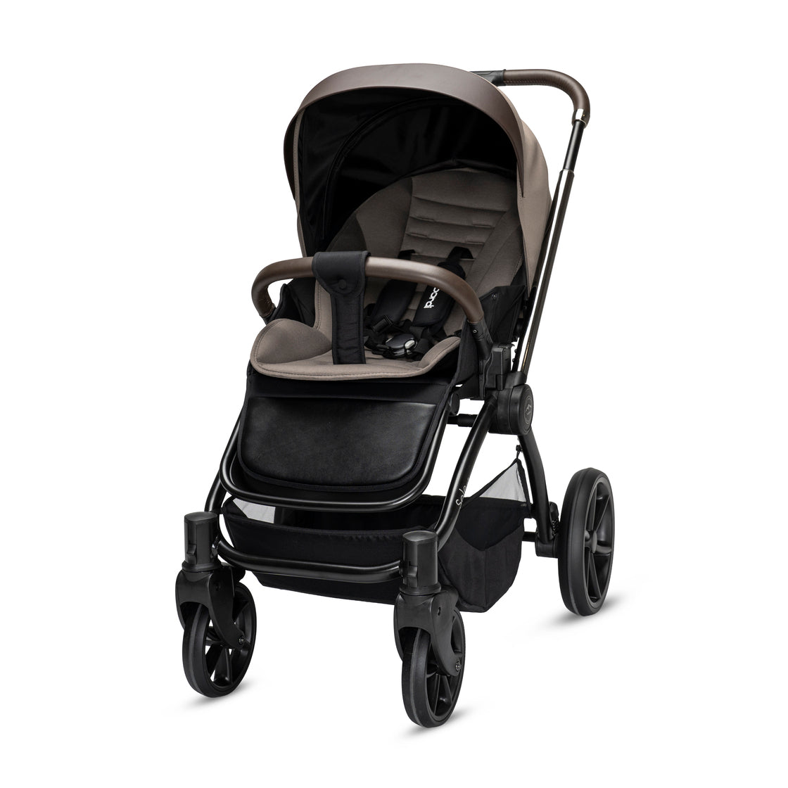 Noordi Sole V3 - 3in1 Travel System with ThermoCot Carrycot + Travel Carrier i-Size Car Seat, Artic Mink