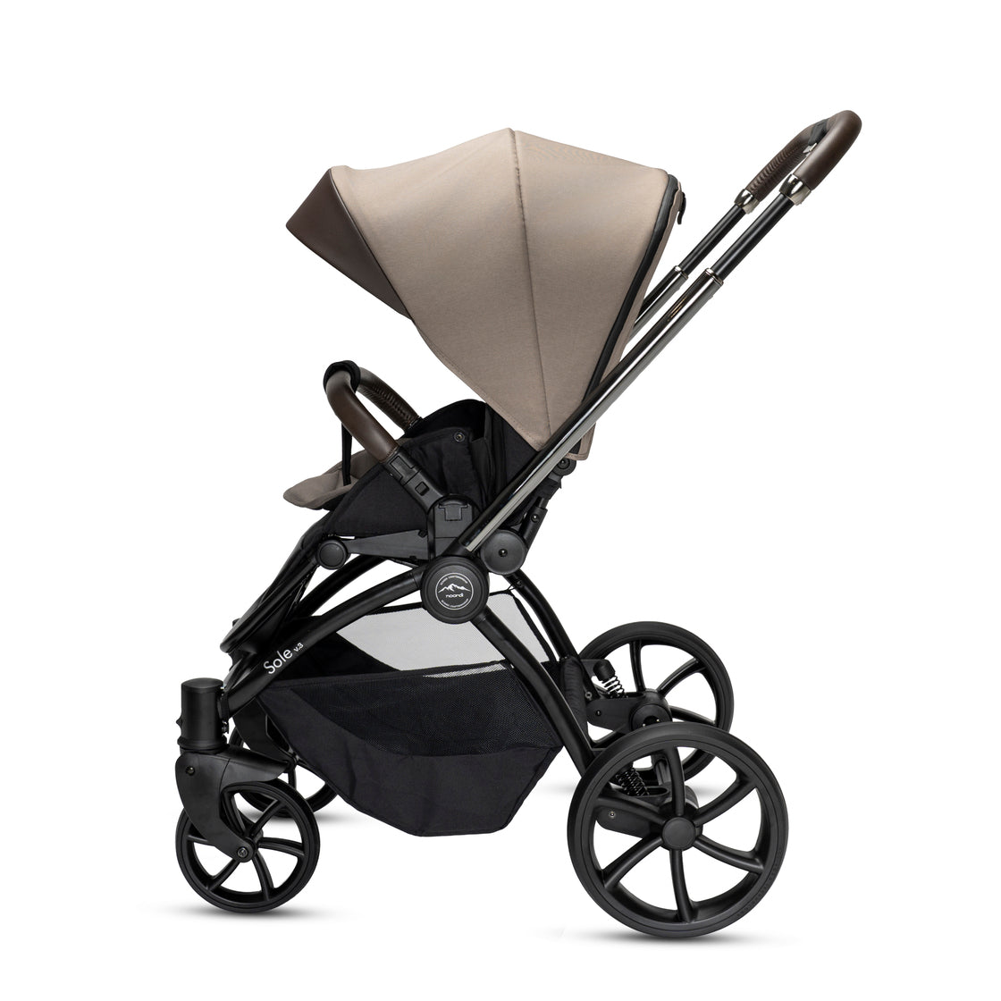 Noordi Sole V3 - 2in1 Pushchair with ThermoCot™ Carrycot, Arctic Mink