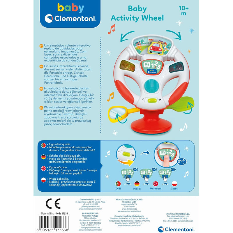 Clementoni Baby Electonic Activity Wheel