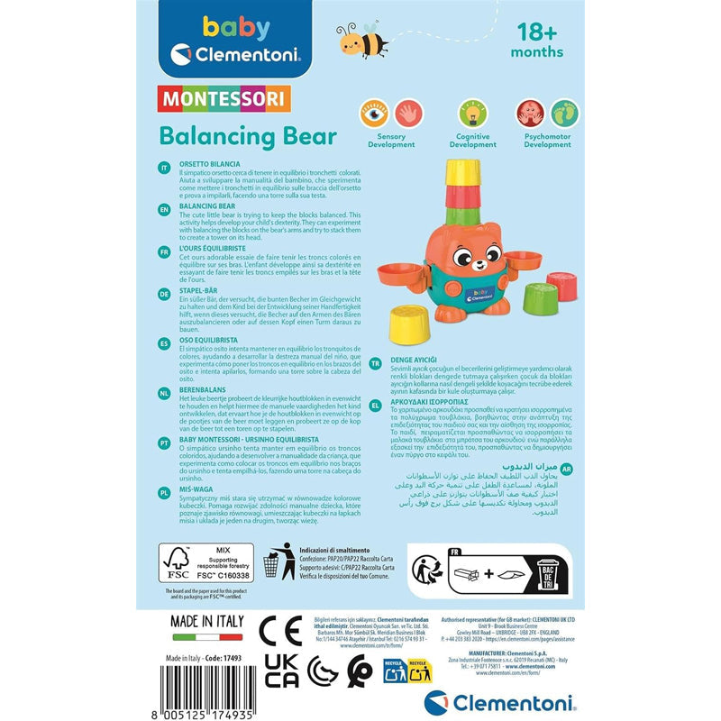 Clementoni Montessori Balancing Bear