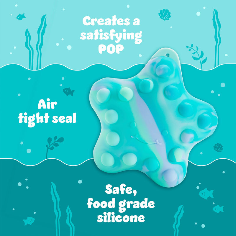 Munchkin Pop Squish™ Popping Bath Toy - Starfish
