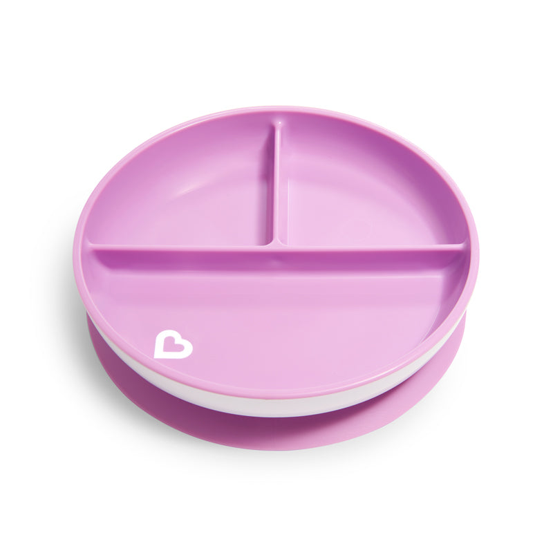 Munchkin Suction Plate Pink 2Pk